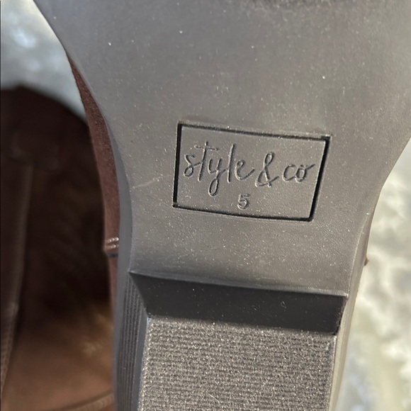 NWT STYLE & CO COWBOY BOOTS 5M - Picture 10 of 12